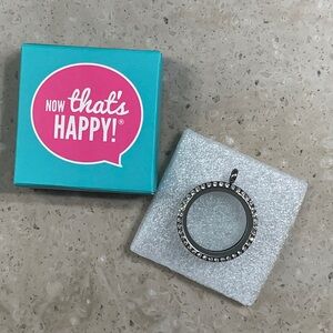 Origami Owl Large Living Locket w/Crystals